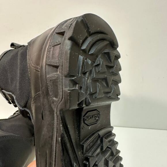 VERY GOOD Altama Wrath 8" Steel Toe Tactical Combat Boots Triple Black Leather 7 - Picture 14 of 15